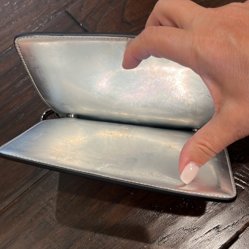 Off White Reflective Mirror "Flat Pouch " - image 6